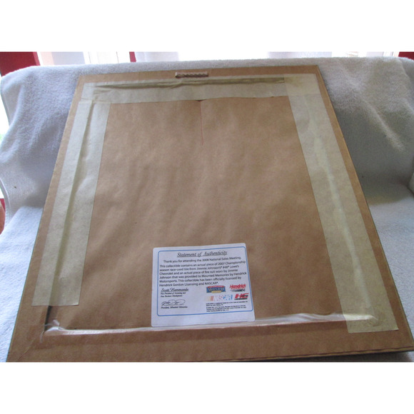 NASCAR 2007 Champion Jimmie Johnson Lowe's racing framed w/soa Team Lowe's - Picture 8 of 10